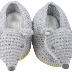 Albetta Babbucce Neonato In Maglia Topolino