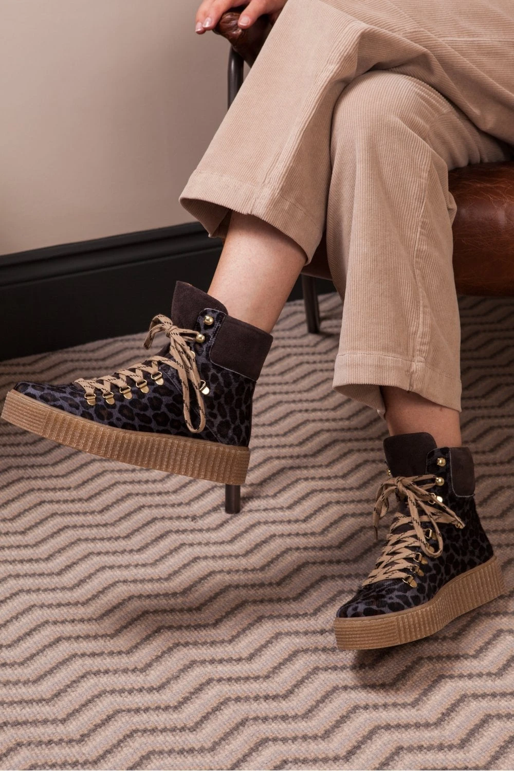 Shoe The Bear Agda Suede High Top Boots In Leopard 3 Shoe The Bear Agda Suede High Top Boots In Leopard