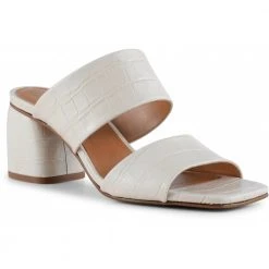 Shoe The Bear Off White Croco STB2086 Runa Mule