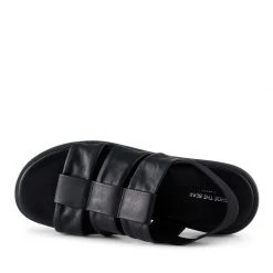 Shoe The Bear Black Brenna Fishermann Sandals