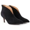 Shoe The Bear Black Suede Valentine Low Cut Boot