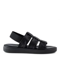 Shoe The Bear Black Brenna Fishermann Sandals